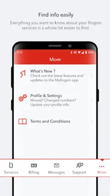 MyRogers android App screenshot 2